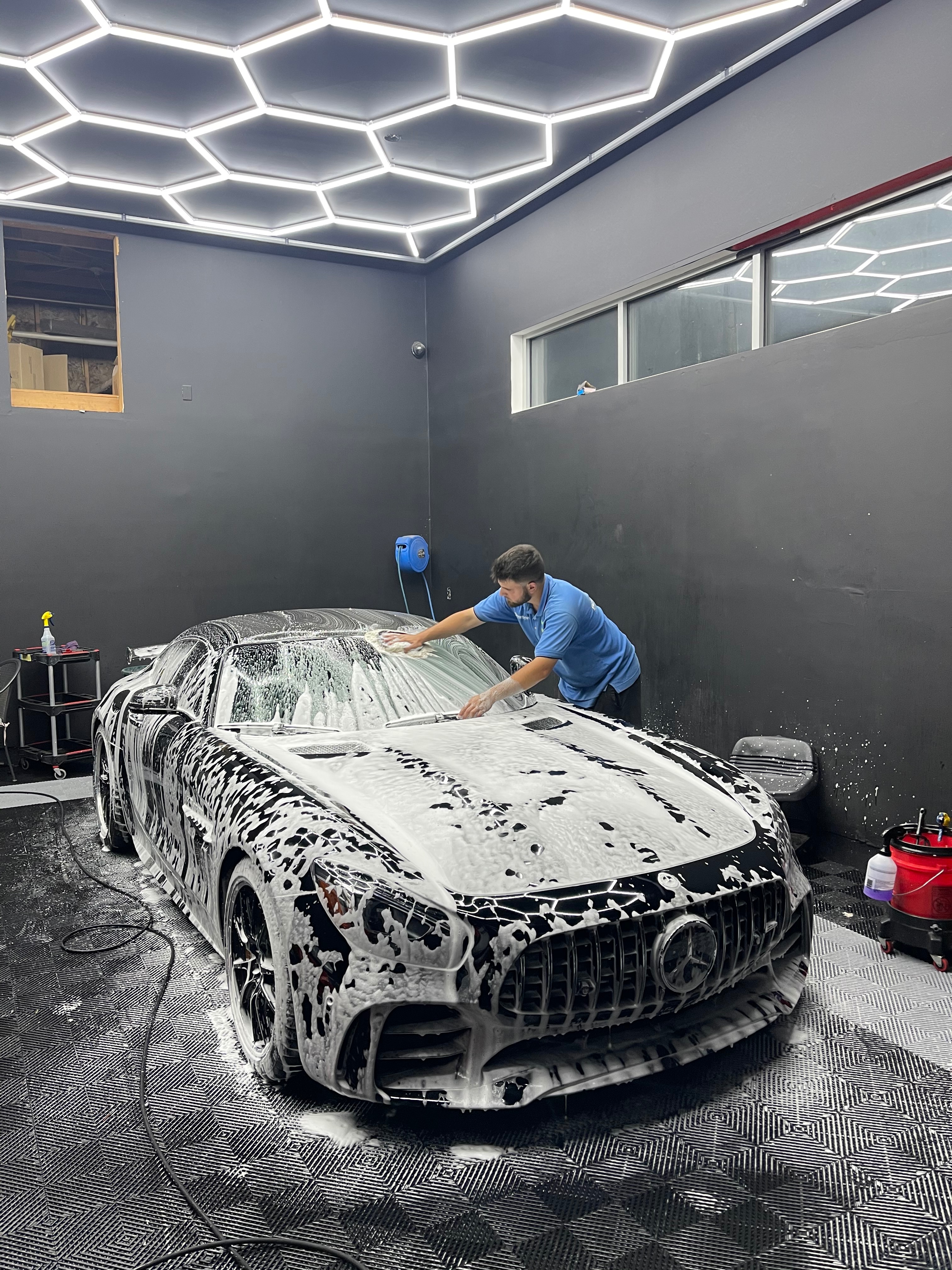 Mercedes-AMG GT hand wash detailing